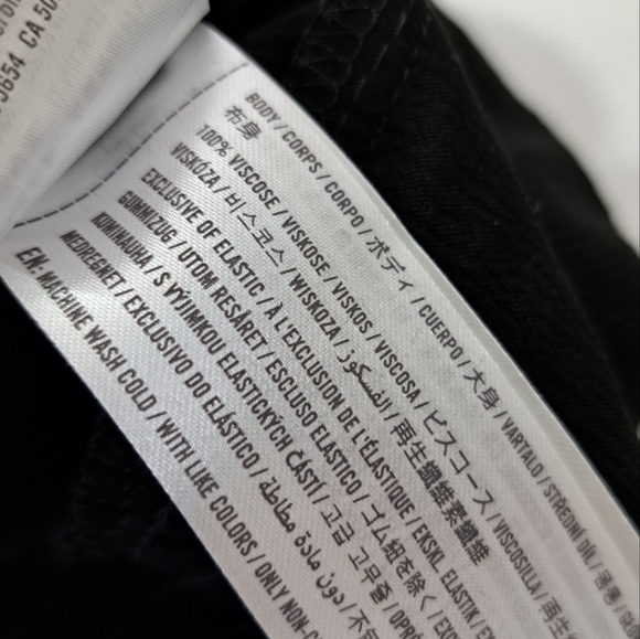 Abercrombie & Fitch Black Long Sleeve  Button-Up Top Size Small - Picture 13 of 14